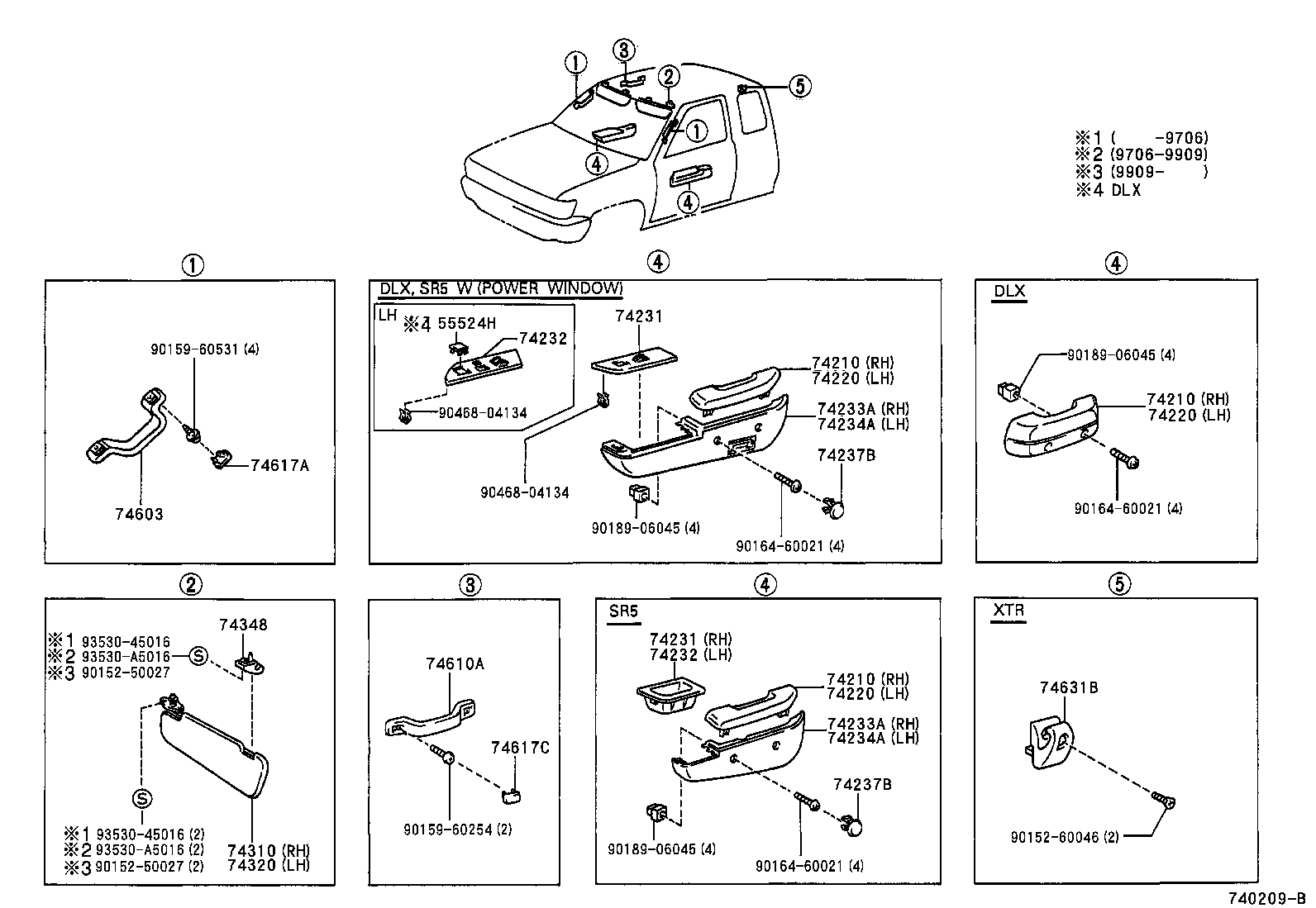 Toyota 74348-AC010-E2 HOLDER, VISOR