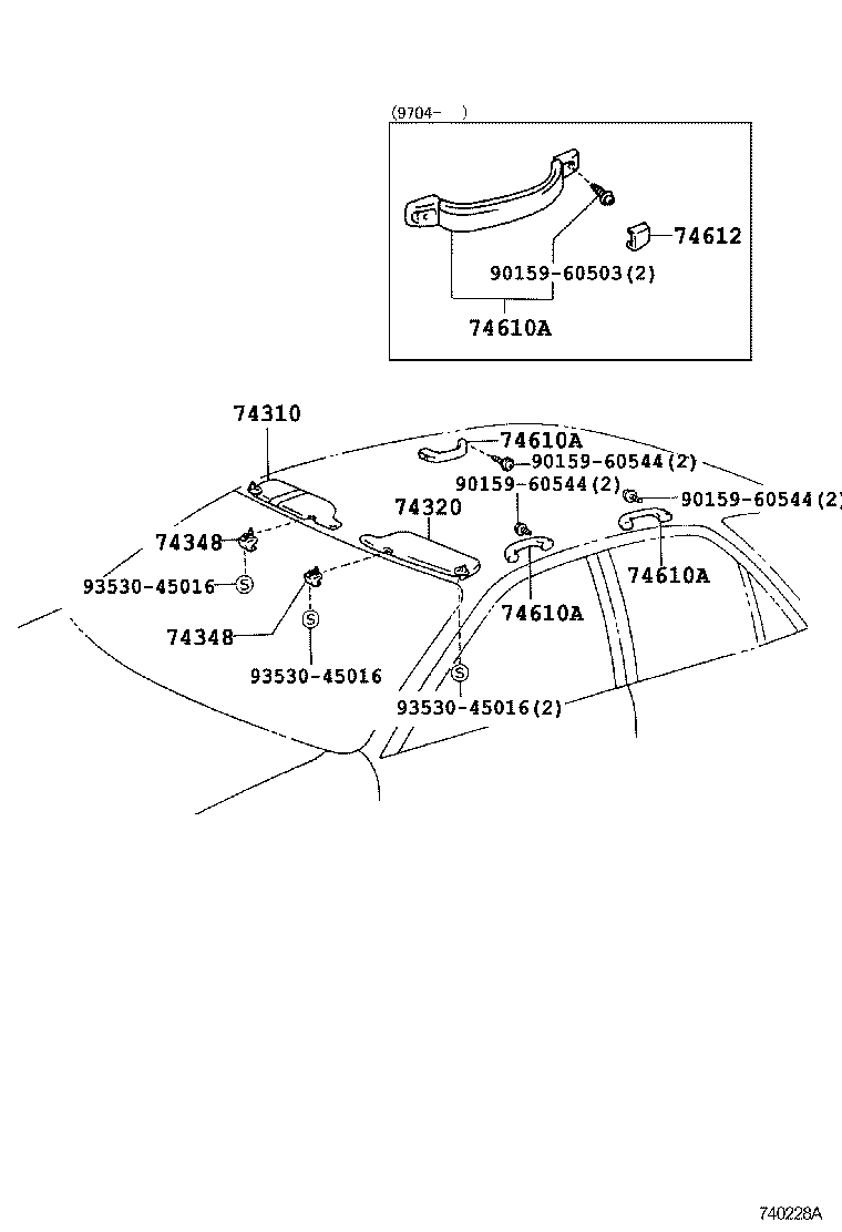 74320-13171-B2 VISOR ASSY, LH product image