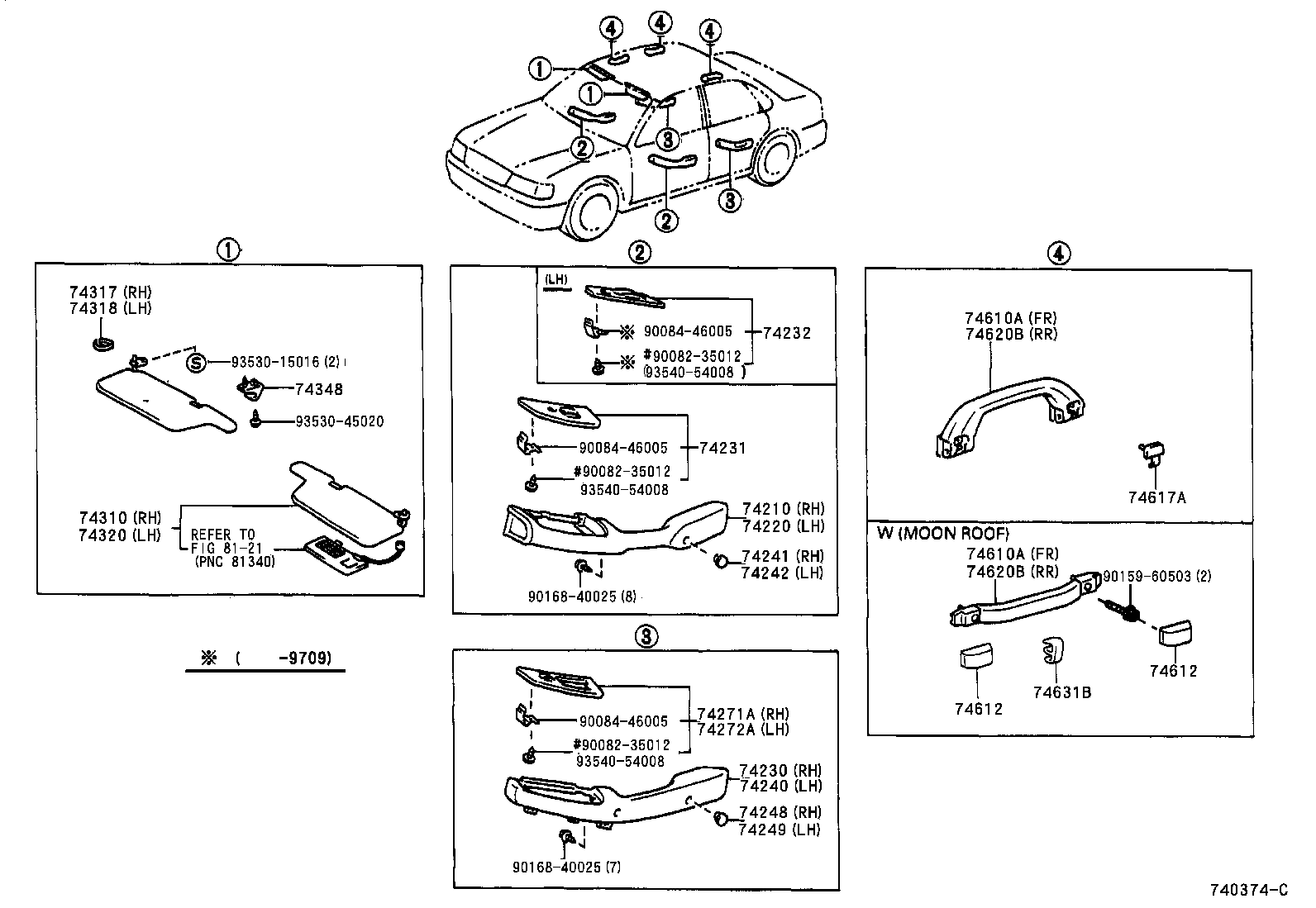 74232-AC030-C0 PANEL, FRONT ARMREST BASE, UPPER LH product image