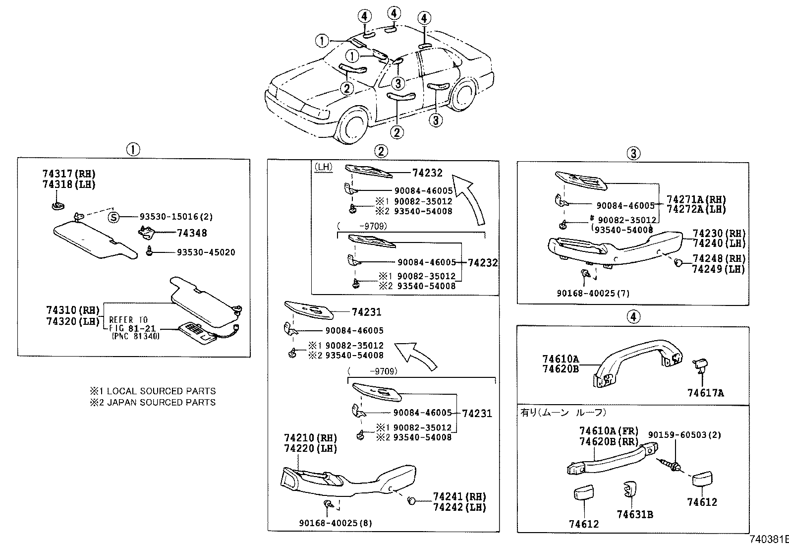 74231-AC030-E0 PANEL, FRONT ARMREST BASE, UPPER RH product image