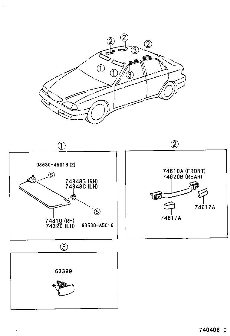 74232-05080-B0 PANEL, FRONT ARMREST BASE, UPPER LH product image