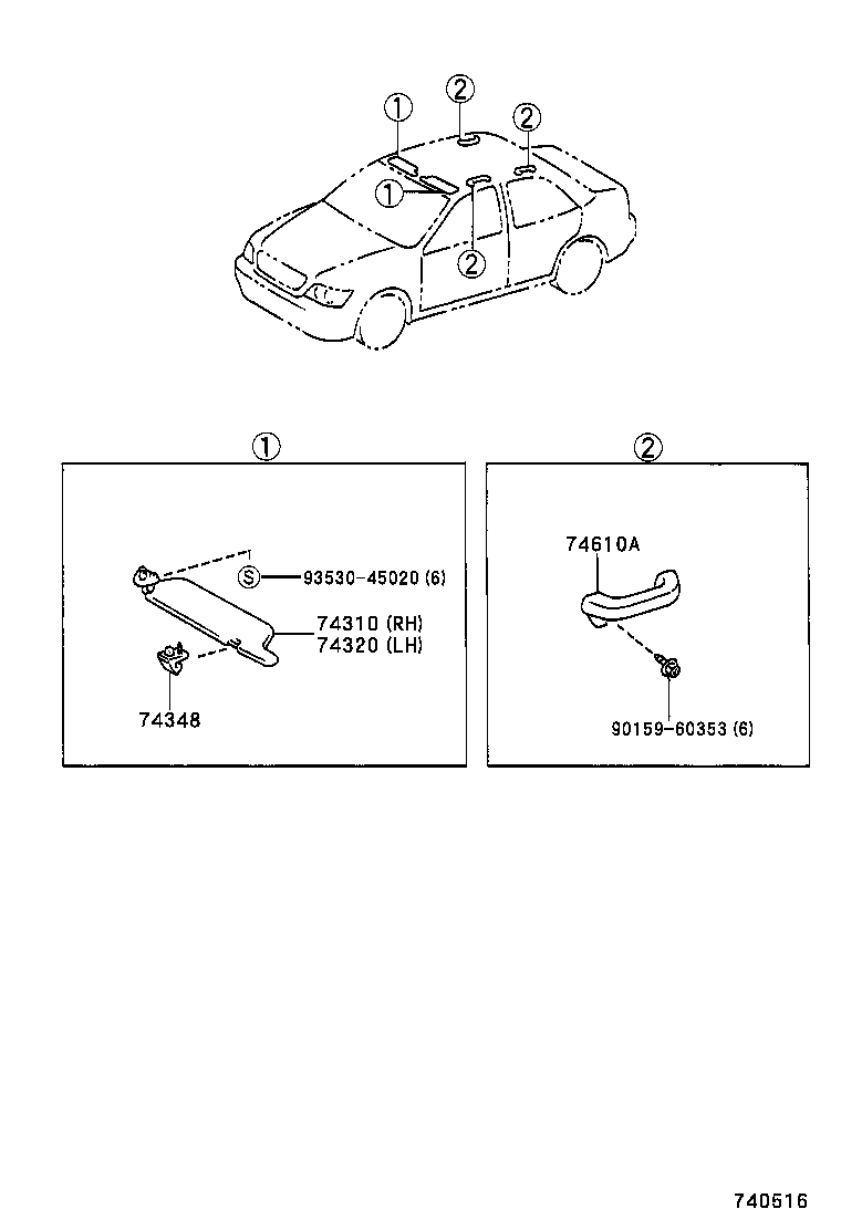 74232-32140 PANEL, FRONT ARMREST BASE, UPPER LH product image