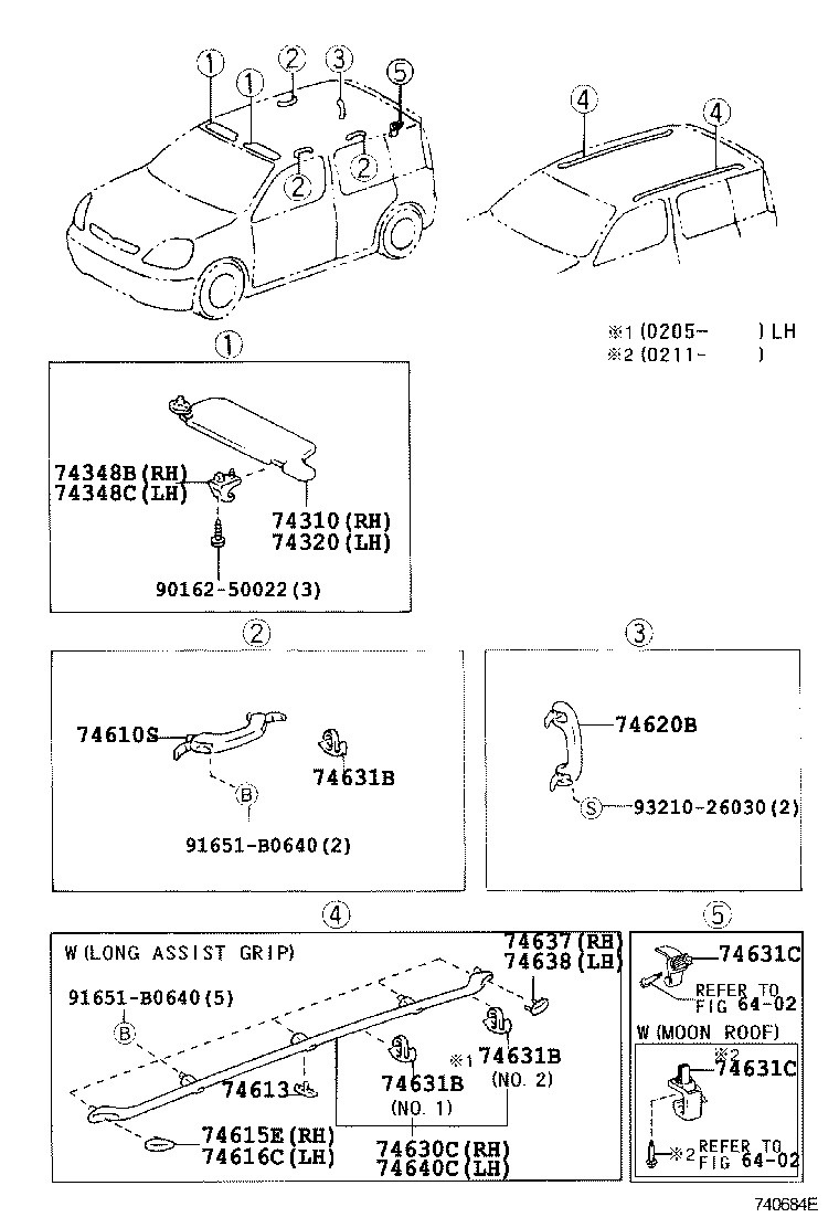 74232-52070-B0 PANEL, FRONT ARMREST BASE, UPPER LH product image