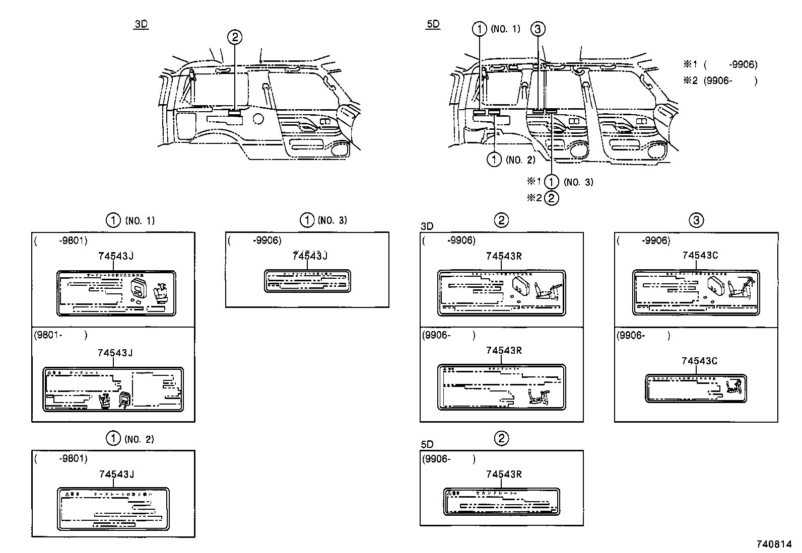36369-60341 LABEL, TRANSFER INFORMATION product image