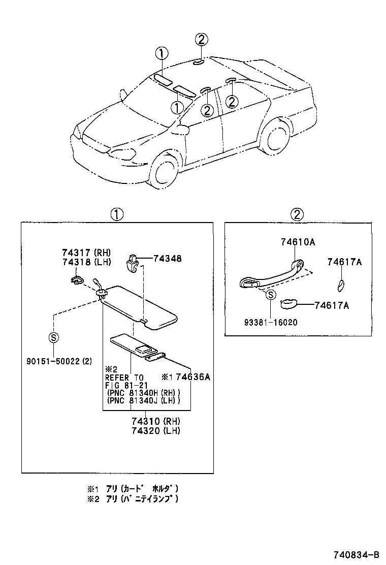 74271-22320-B0 PANEL, REAR DOOR ARMREST BASE, UPPER RH product image