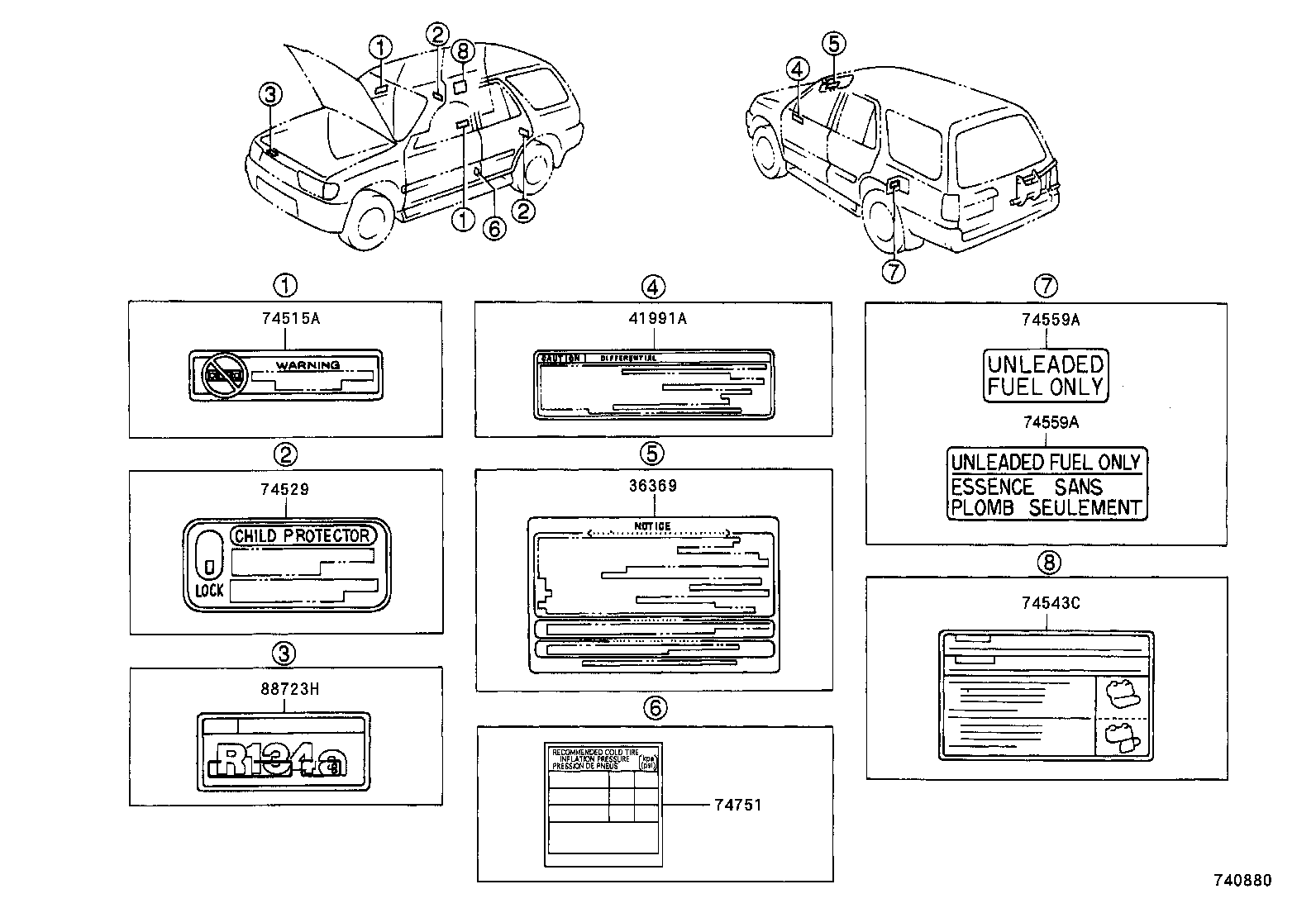 36369-35490 LABEL, TRANSFER INFORMATION product image