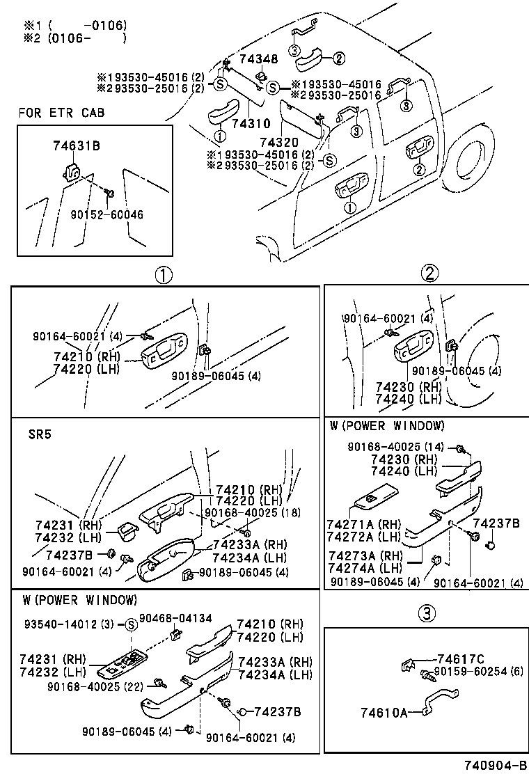 Toyota 74348-35010-D0 HOLDER, VISOR