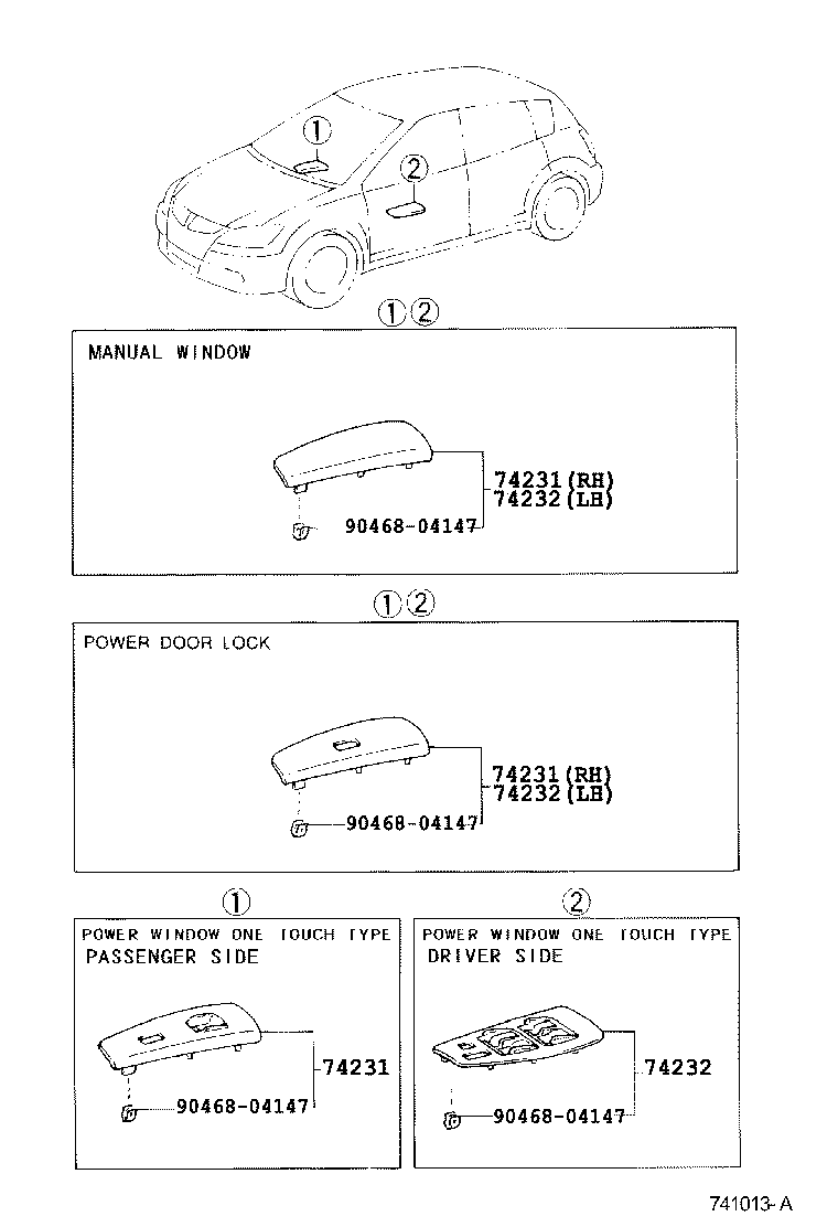 Toyota 74348-02020-B0 HOLDER, VISOR