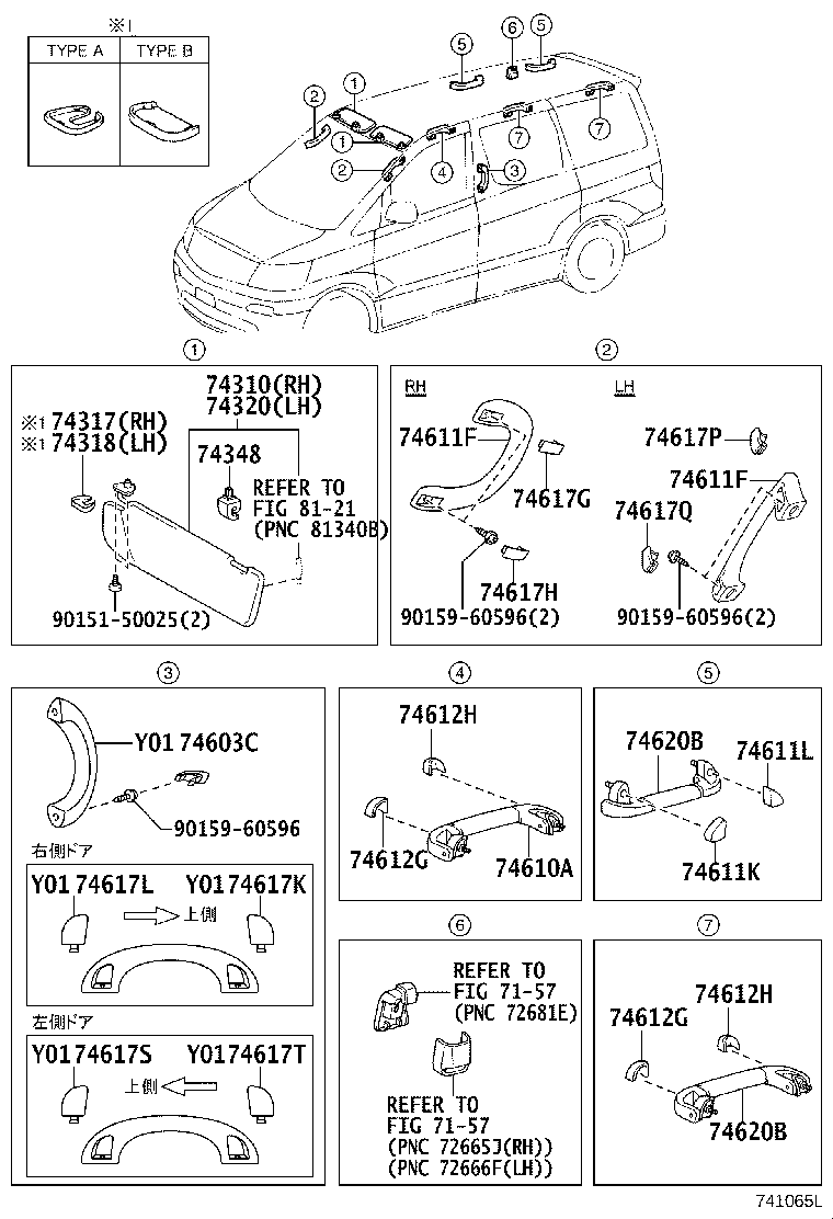 74231-58010-E0 PANEL, FRONT ARMREST BASE, UPPER RH product image