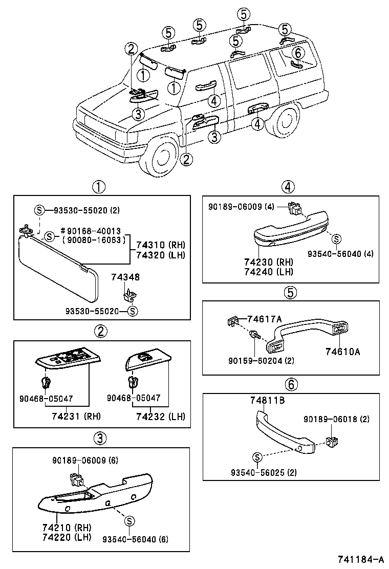 74232-0B010-B0 PANEL, FRONT ARMREST BASE, UPPER LH product image