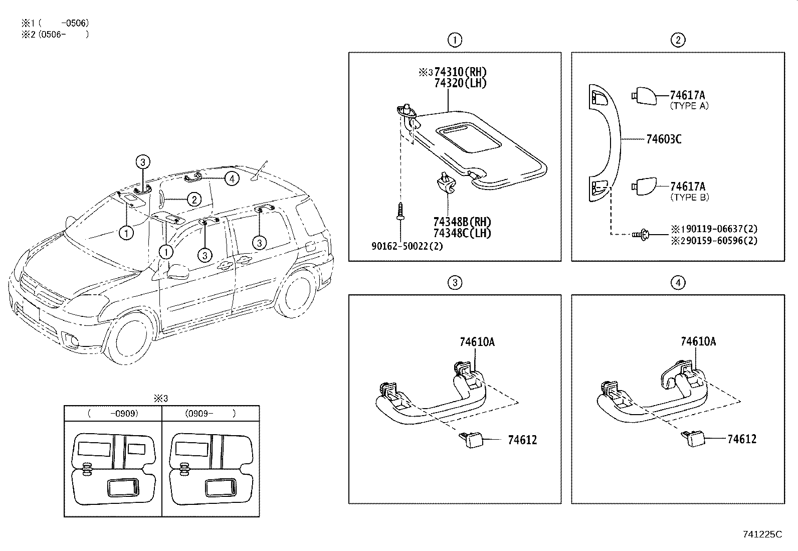 74271-46010-B0 PANEL, REAR DOOR ARMREST BASE, UPPER RH product image