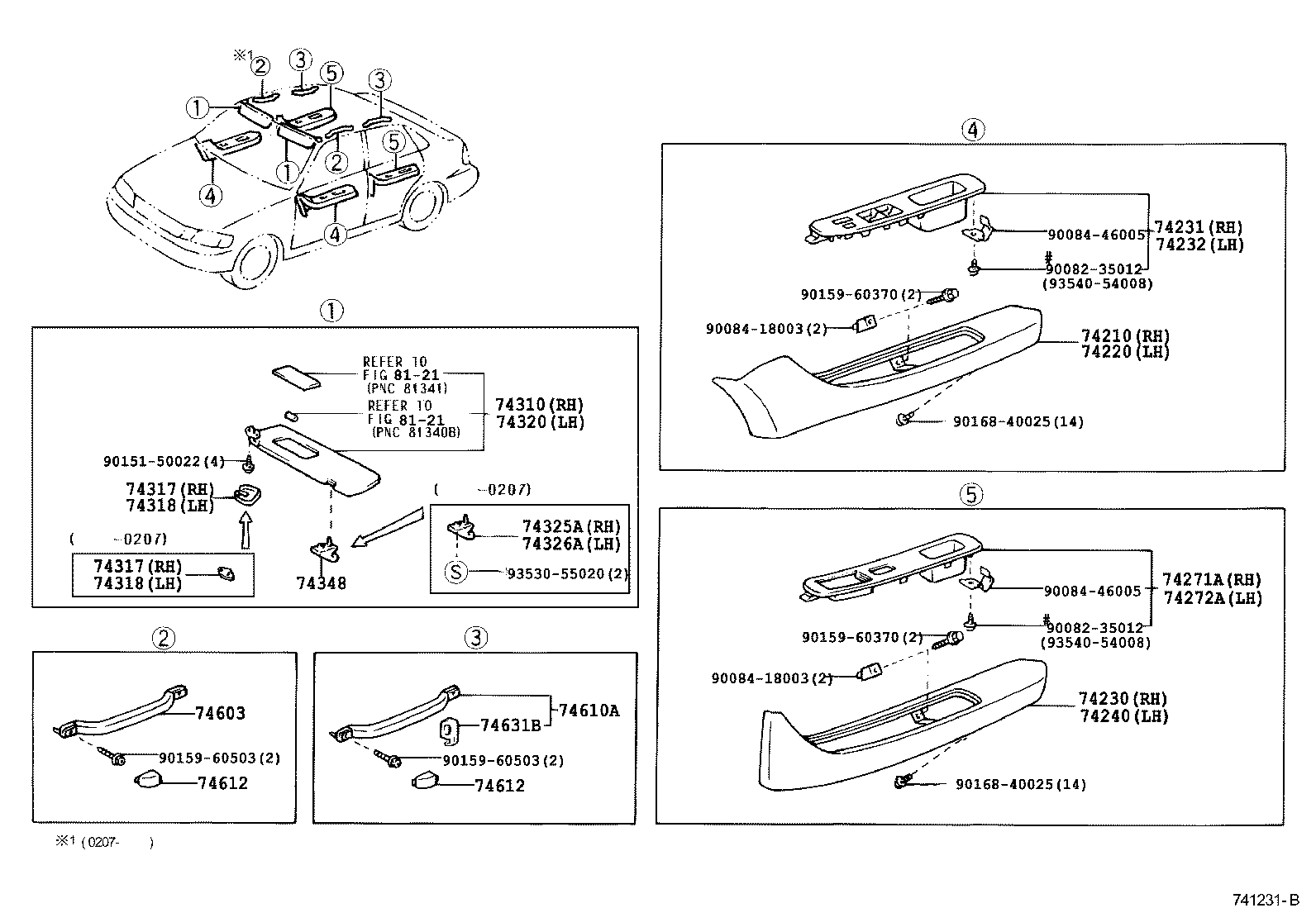 74232-AC070 PANEL, FRONT ARMREST BASE, UPPER LH product image