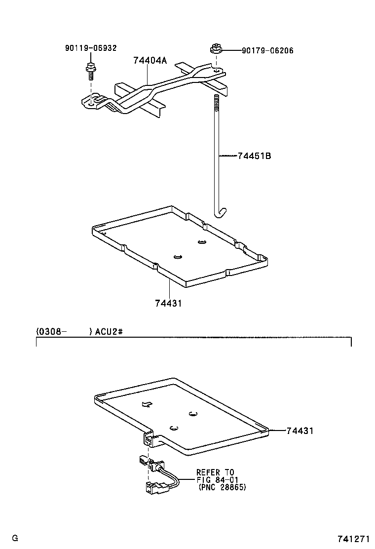 74431-48020 TRAY, BATTERY product image