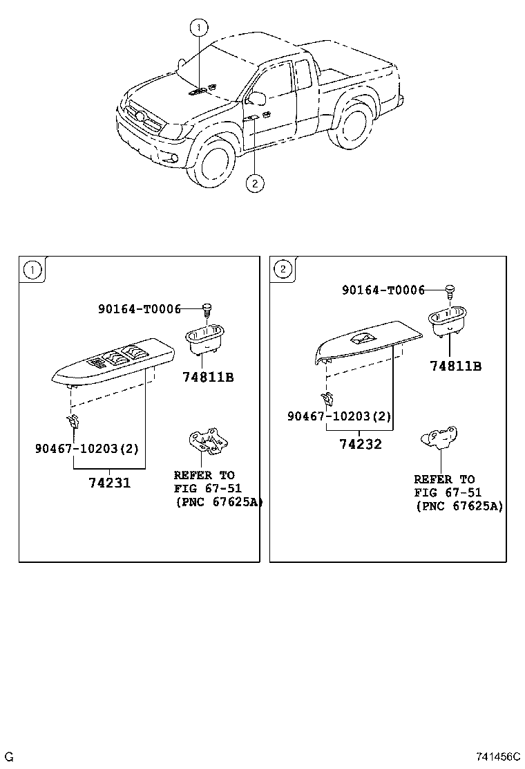 Thumbnail 4 for 74615-0K010-B0
