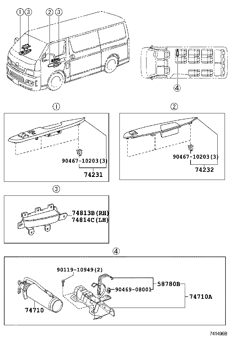 74711-26050 EXTINGUISHER ASSY product image