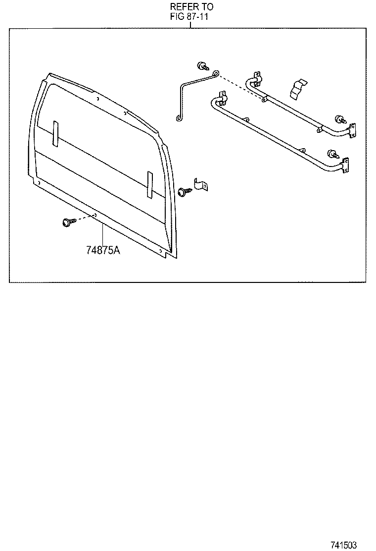 74850-26010 SEPARATOR SUB-ASSY, REAR product image