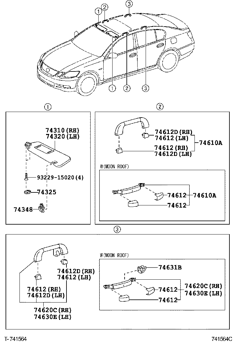 74612-60100 COVER, ASSIST GRIP product image