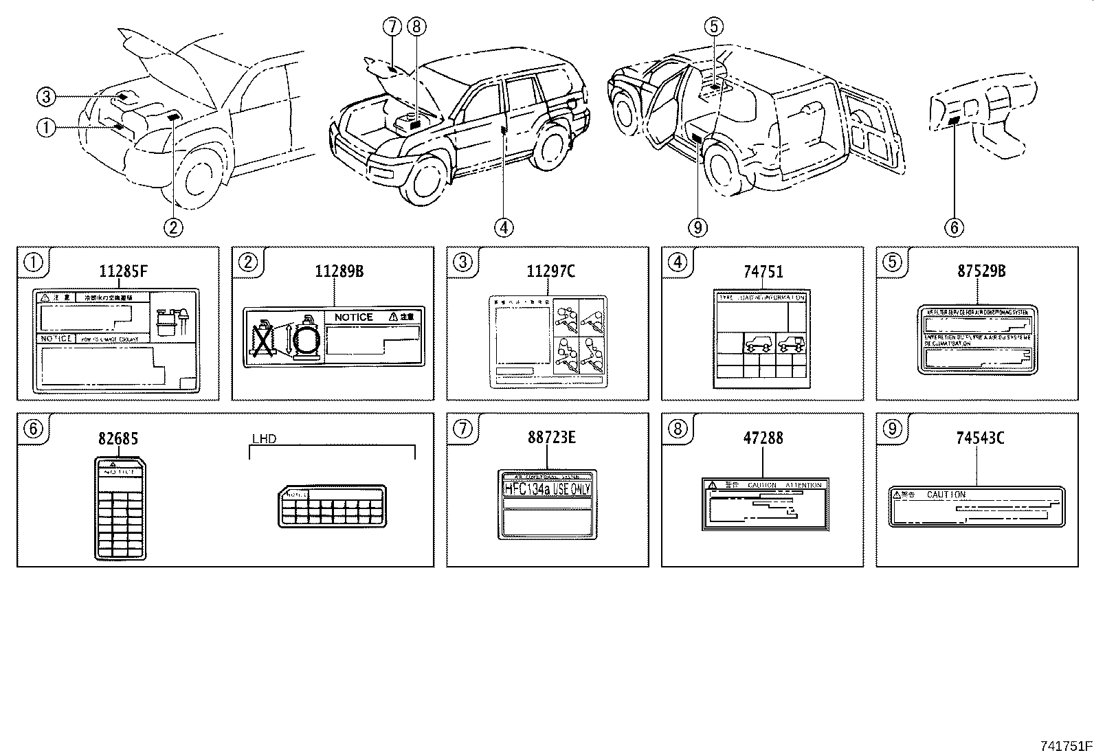 36369-60580 LABEL, TRANSFER INFORMATION product image