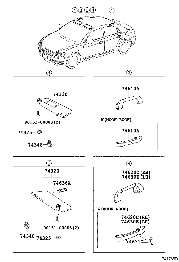 74271-0P030-B0 PANEL, REAR DOOR ARMREST BASE, UPPER RH product image