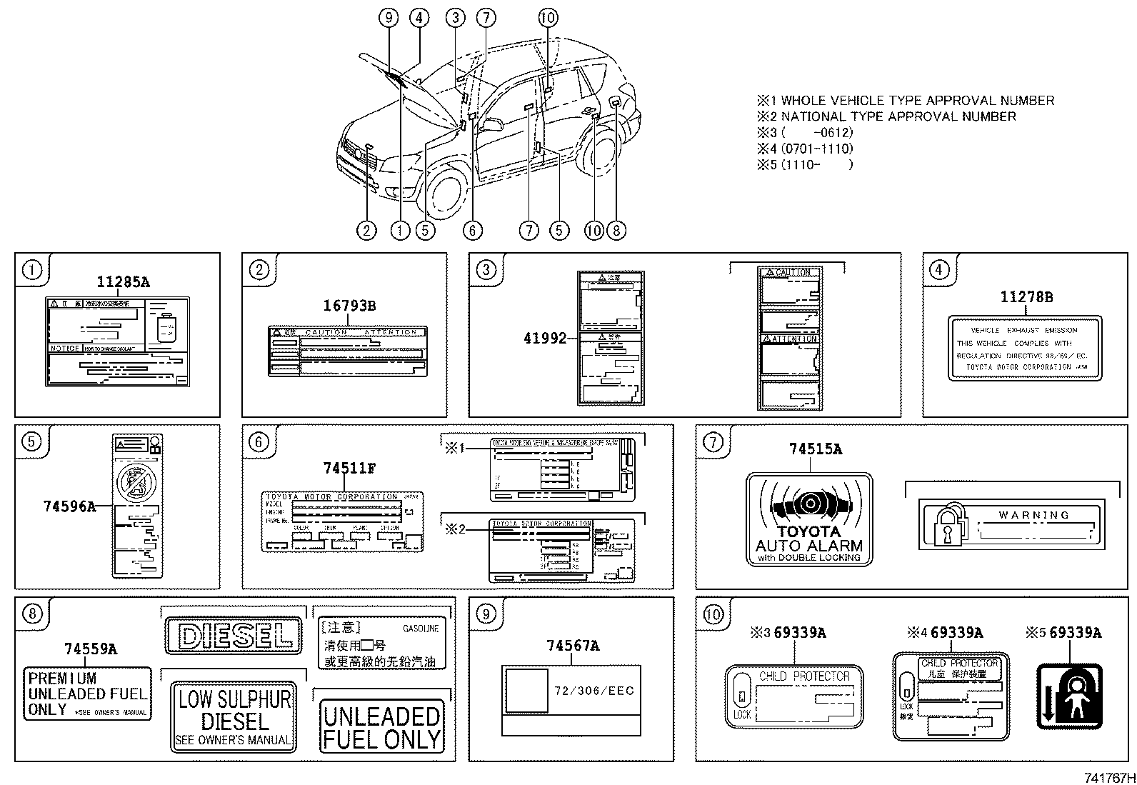 11298-28480 LABEL, EMISSION CONTROL INFORMATION product image