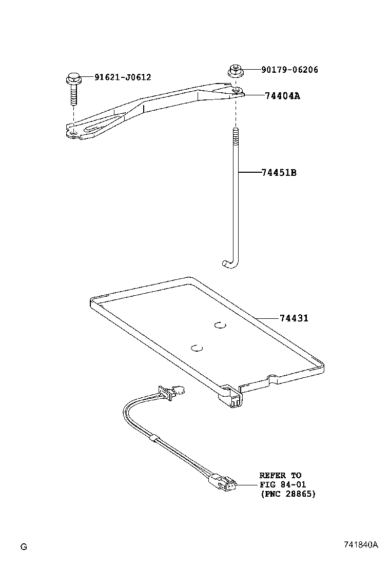 74431-48010 TRAY, BATTERY product image