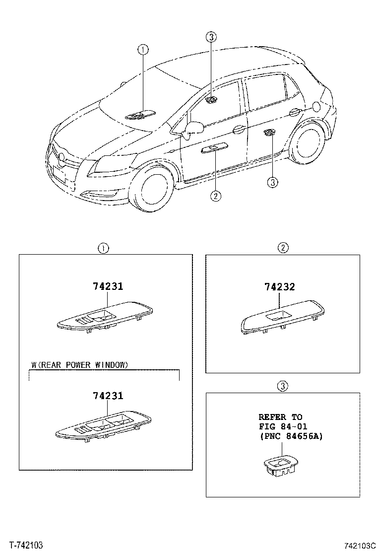 74645-12020 COVER, DOOR ASSIST GRIP, RH product image