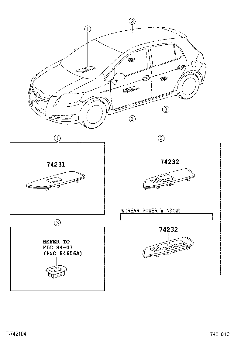 74645-12020 COVER, DOOR ASSIST GRIP, RH product image