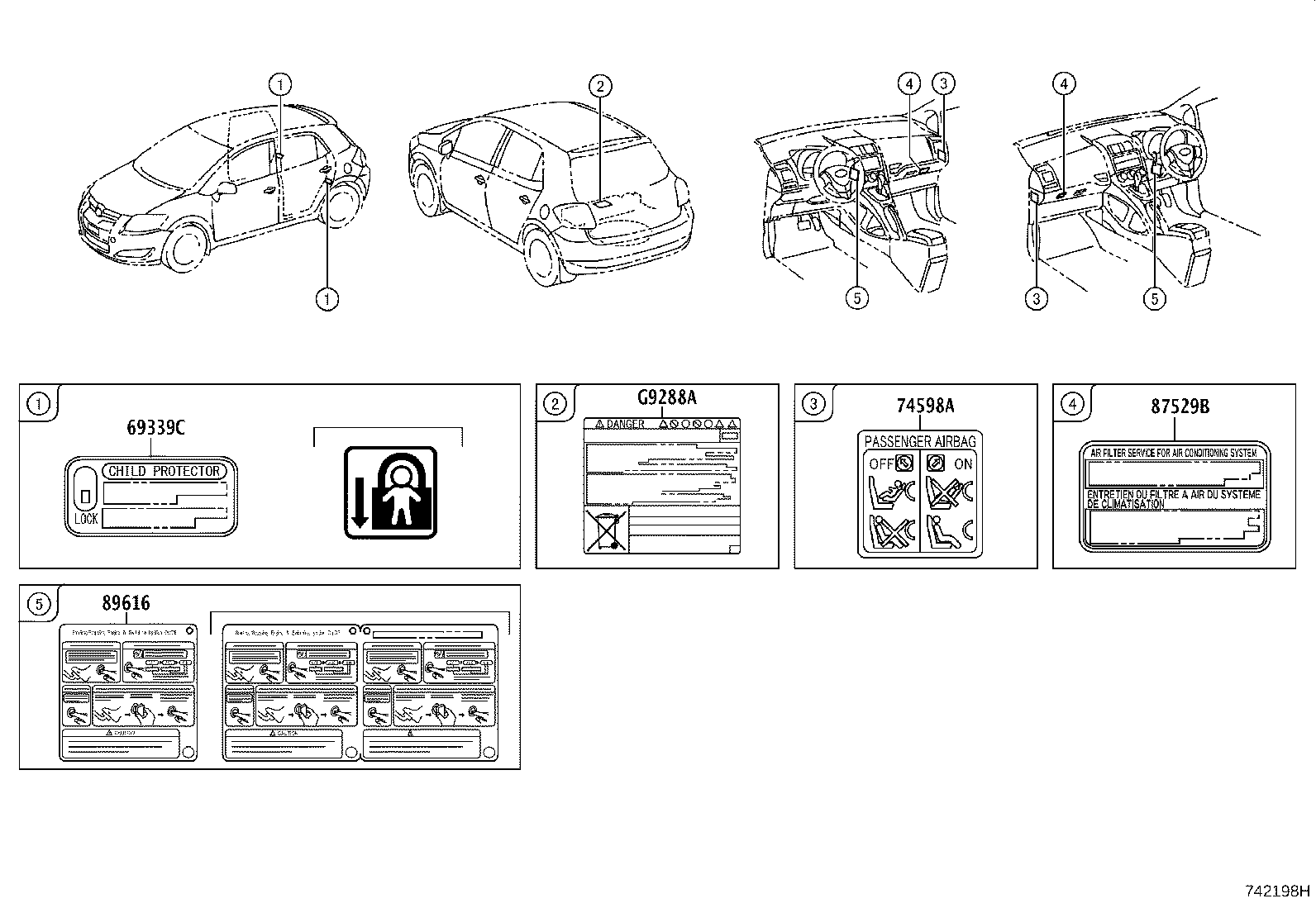 11293-21080 LABEL, ENGINE CAUTION product image