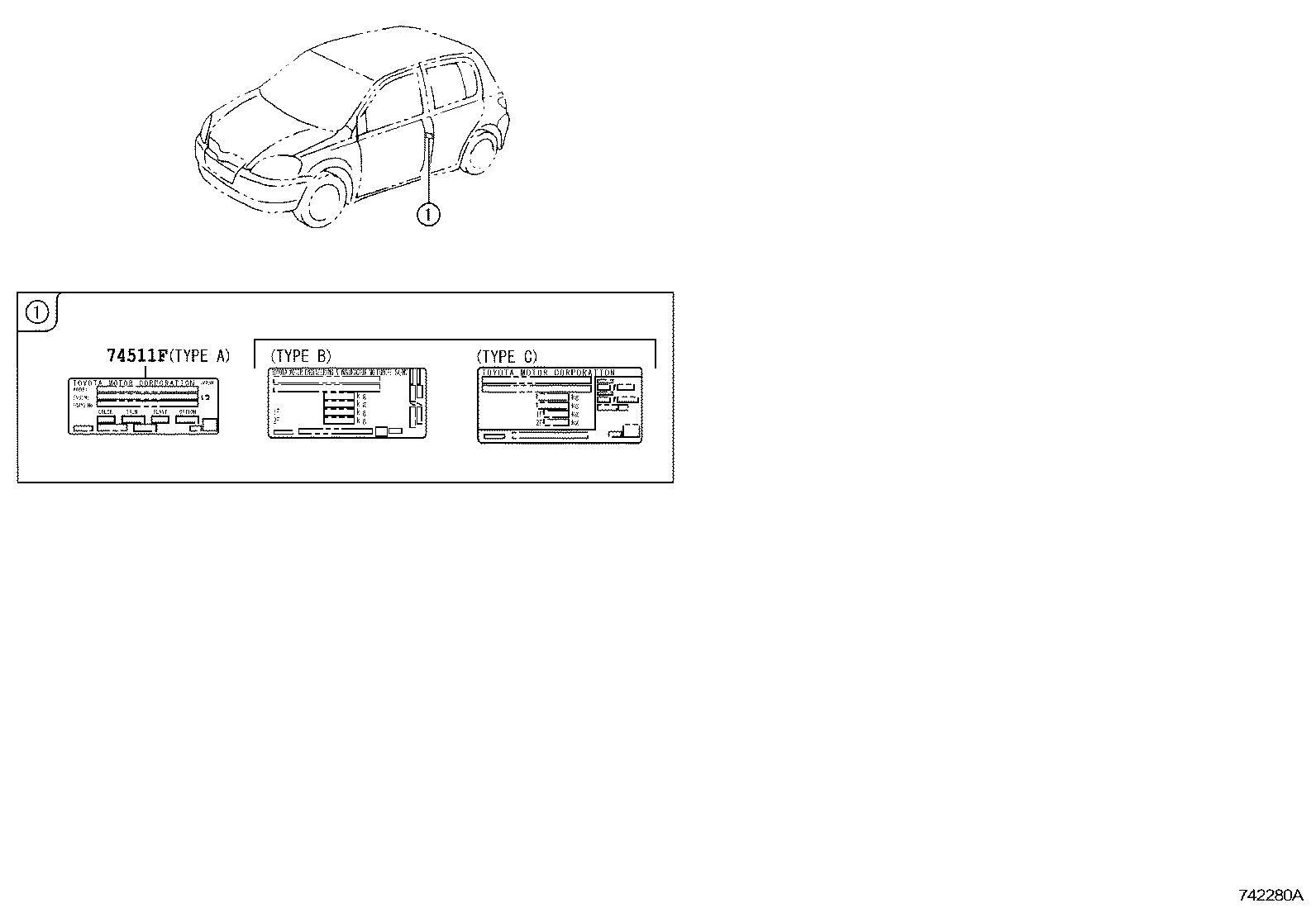 11293-21040 LABEL, TUNE-UP SPECIFICATION INFORMATION product image