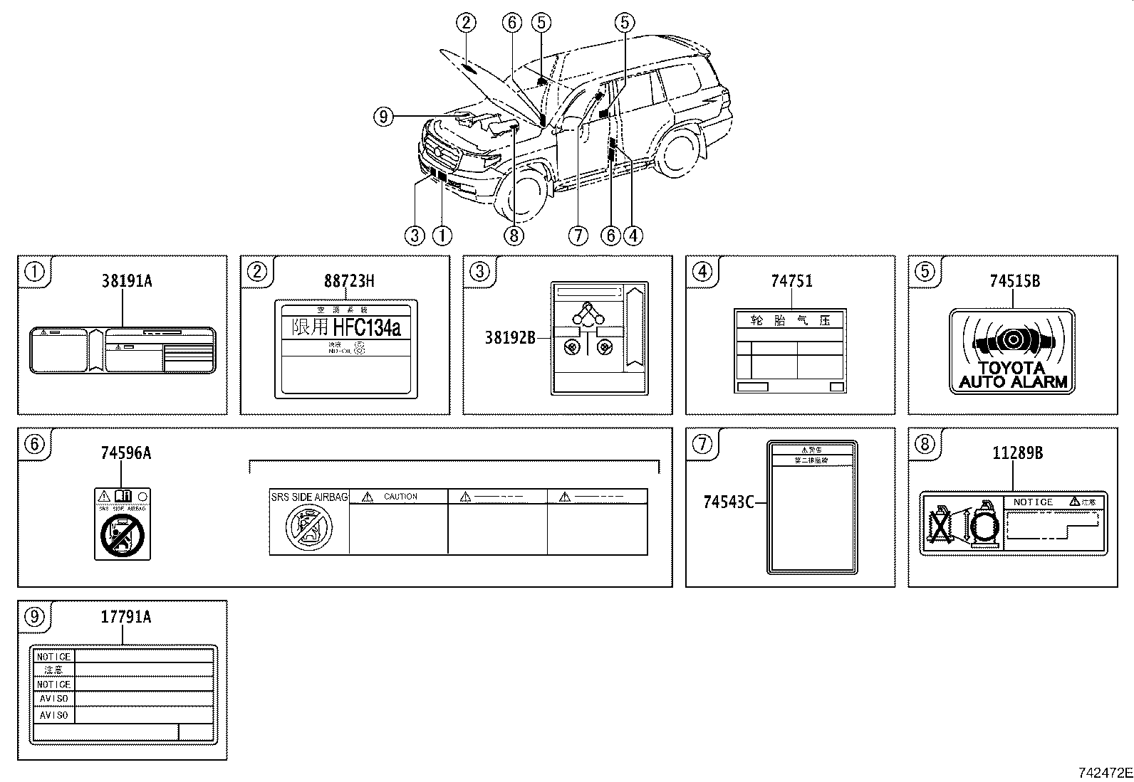 36369-60640 LABEL, TRANSFER INFORMATION product image