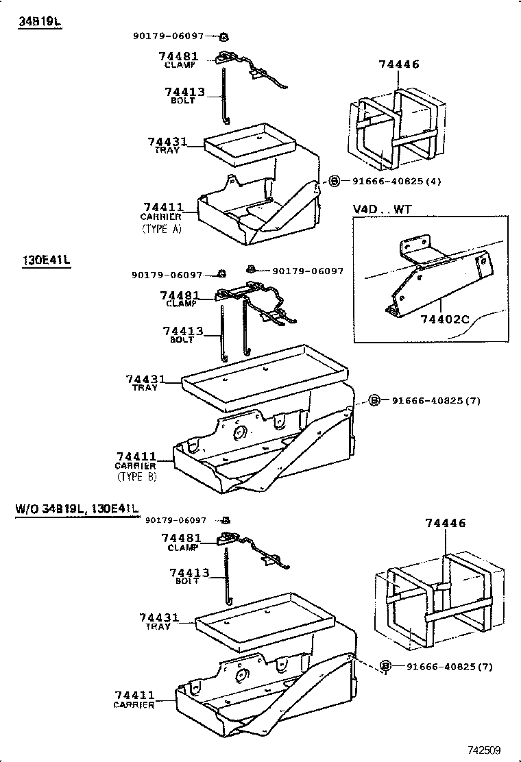 58206-95J01 BOX SUB-ASSY, BATTERY product image