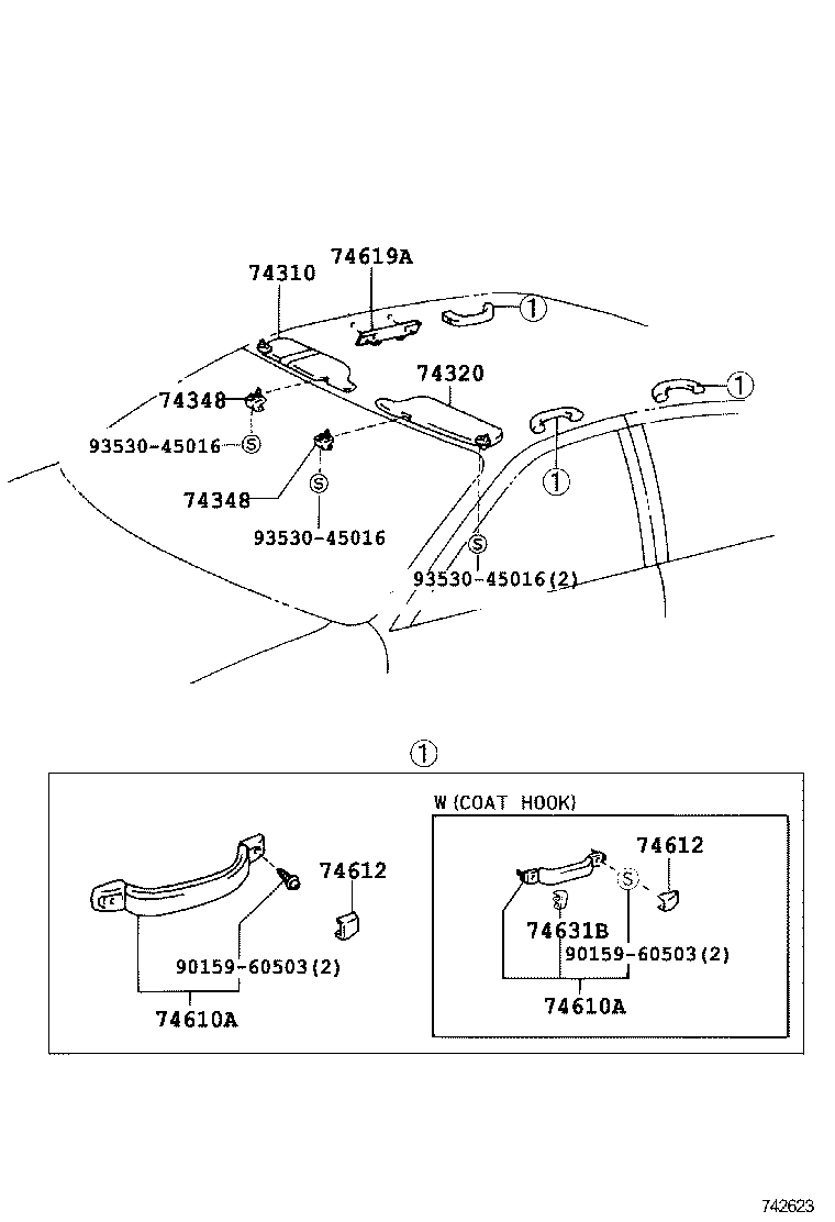 84656-32020-B2 PANEL, REAR DOOR ARMREST BASE, UPPER RH product image