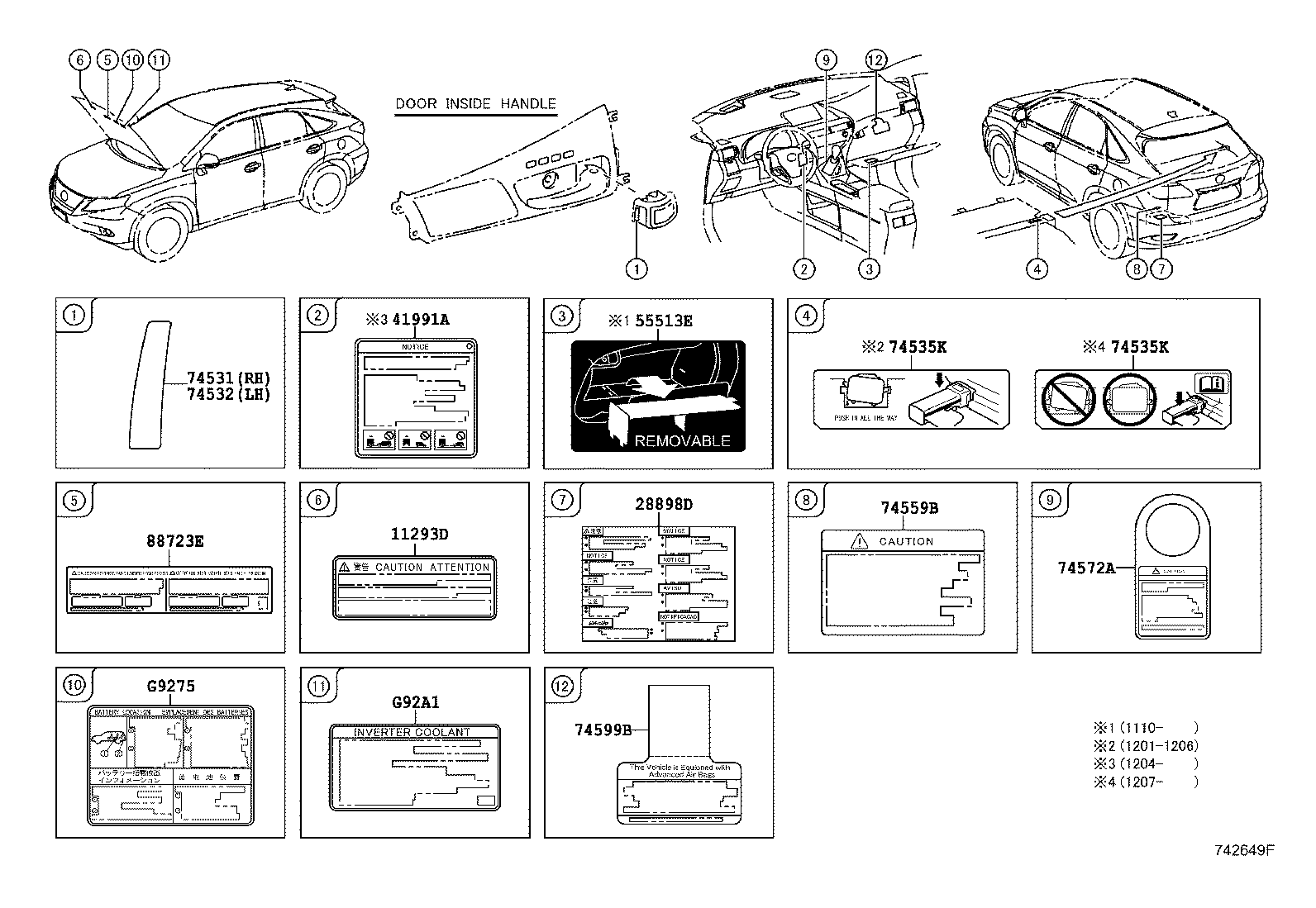 Thumbnail 2 for 74528-0E060