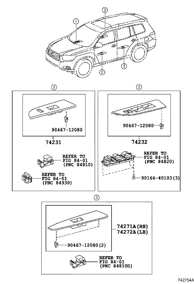 74612-0E030 COVER, ASSIST GRIP, RH product image