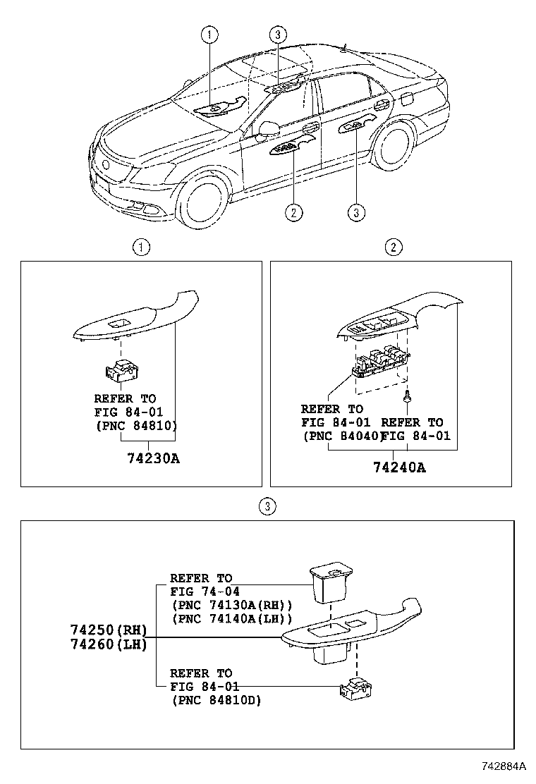 74348-0D120-A2 HOLDER, VISOR product image