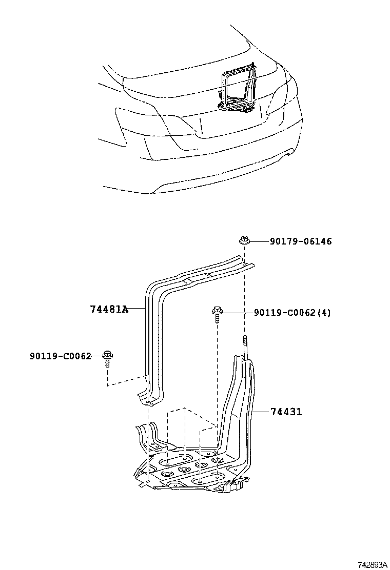 74440-33010 TRAY, BATTERY product image