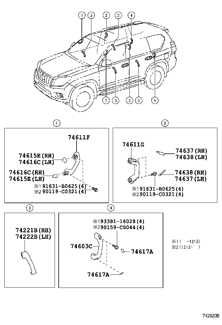 74232-0G010 PANEL, FRONT ARMREST BASE, UPPER LH product image