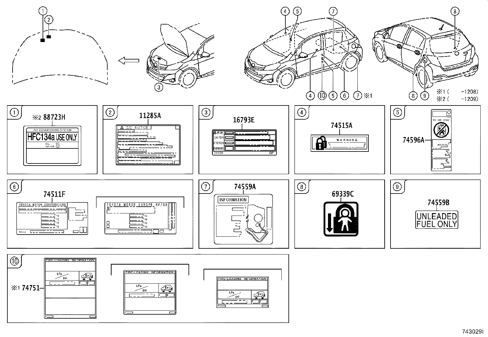 11285-33030 LABEL, COOLANT SYSTEM NOTICE product image
