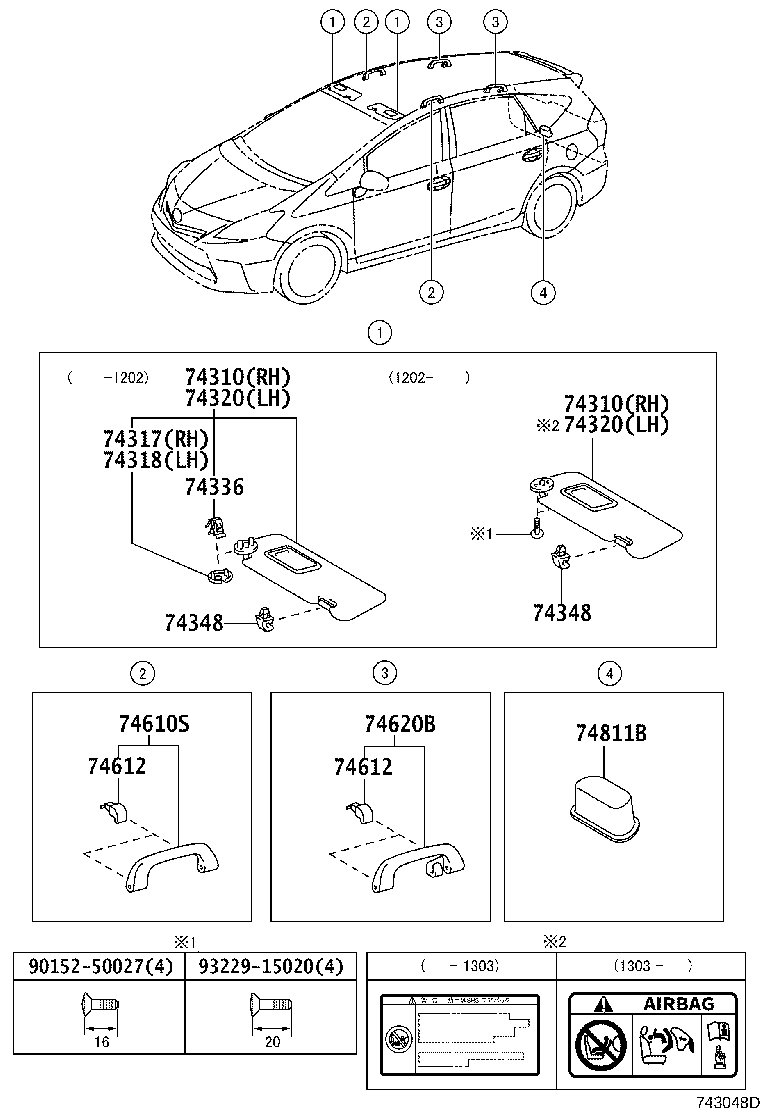 74271-47130 PANEL ASSY, REAR DOOR ARMREST BASE, RH product image