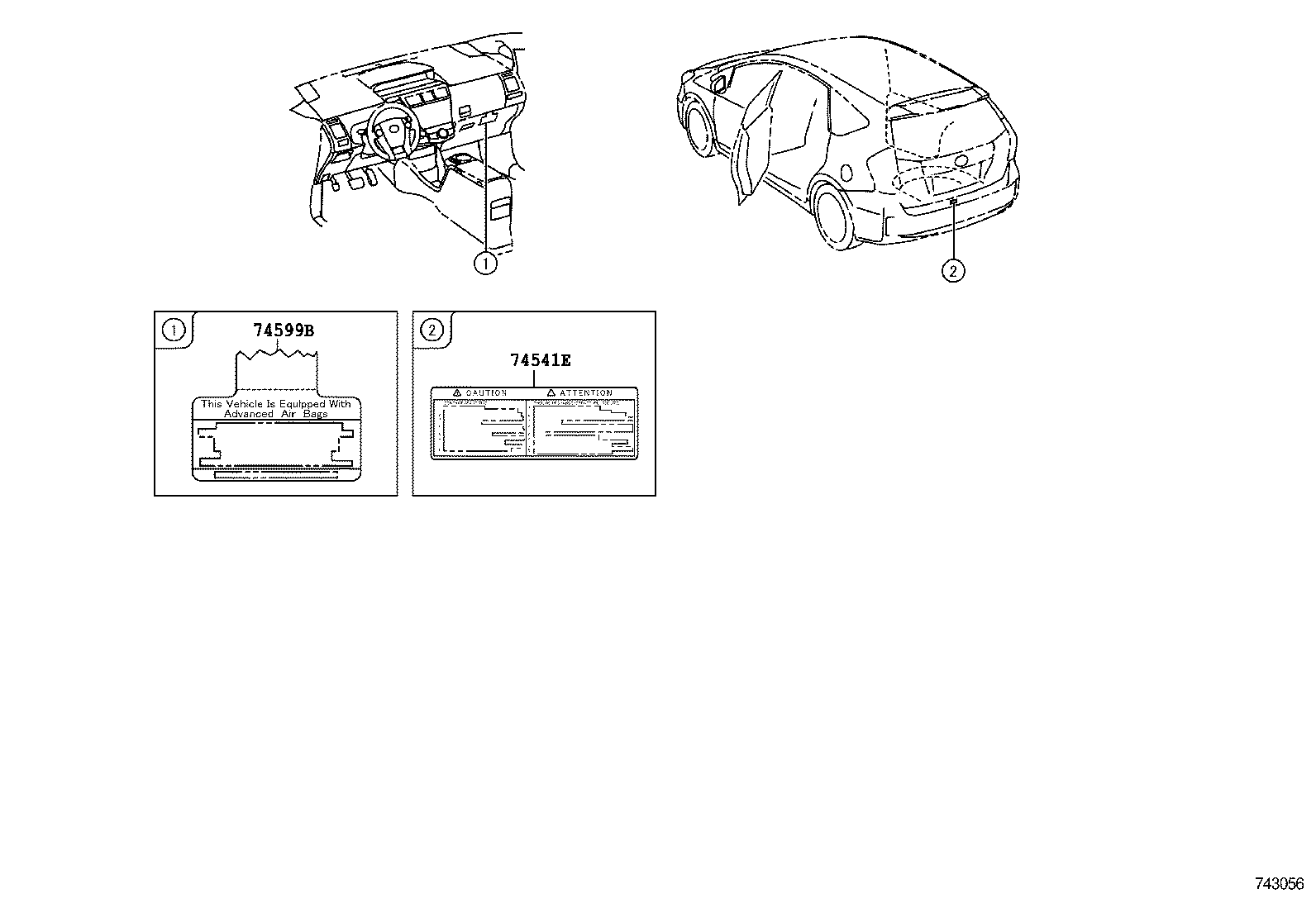 11298-37360 LABEL, EMISSION CONTROL INFORMATION product image