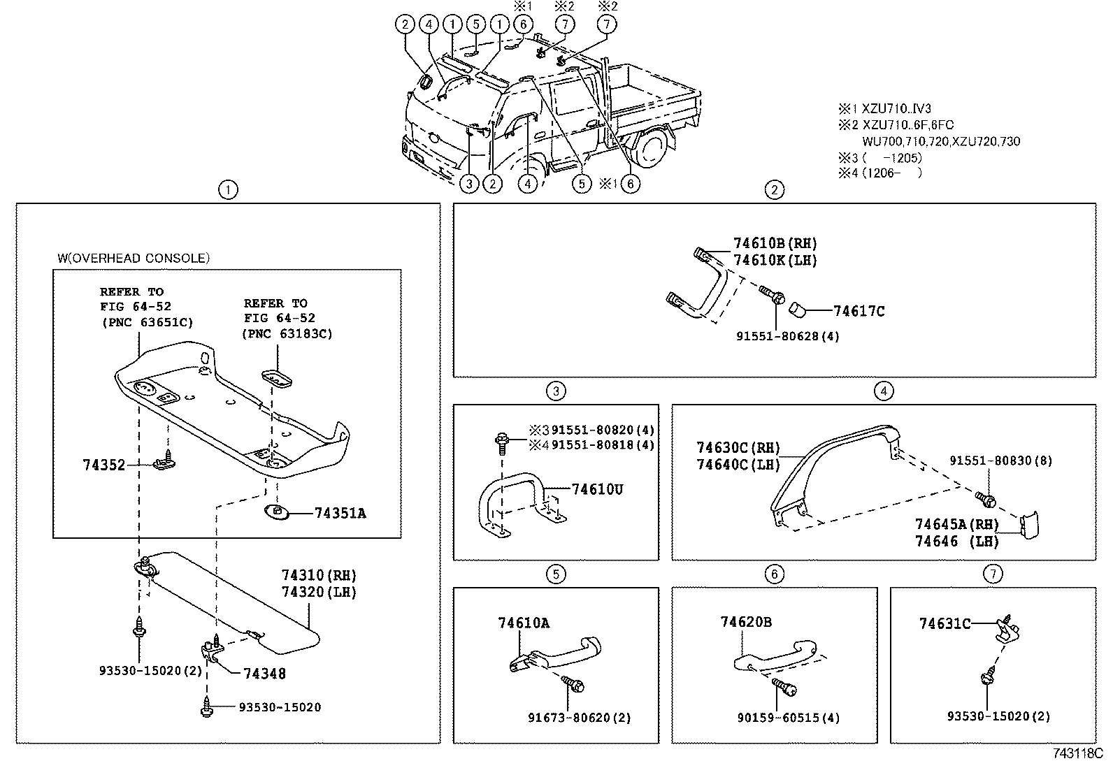 74202-37010 PANEL, FRONT DOOR ARMREST BASE, UPPER PASSENGER SIDE product image
