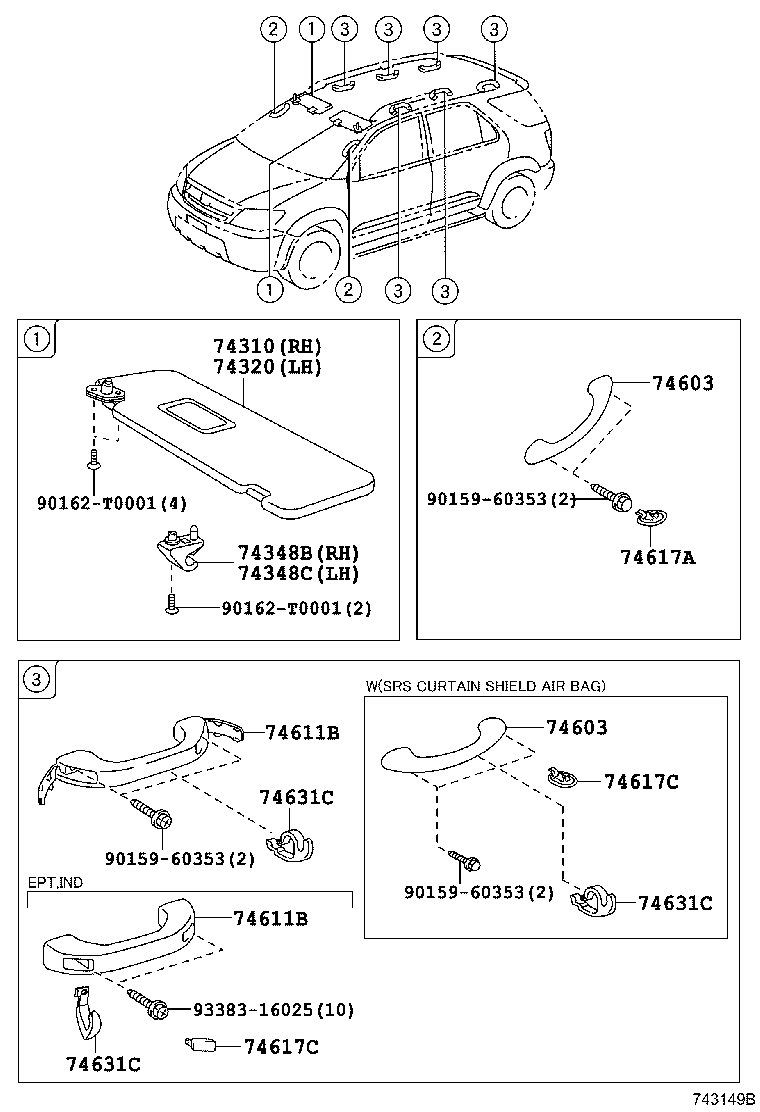 74232-0K360 PANEL, FRONT ARMREST BASE, UPPER LH product image