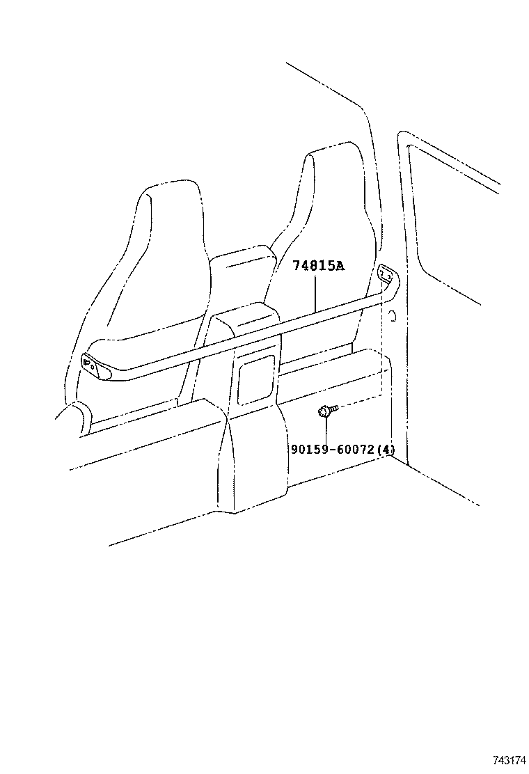 74815-37160 BAR, SEPARATOR product image