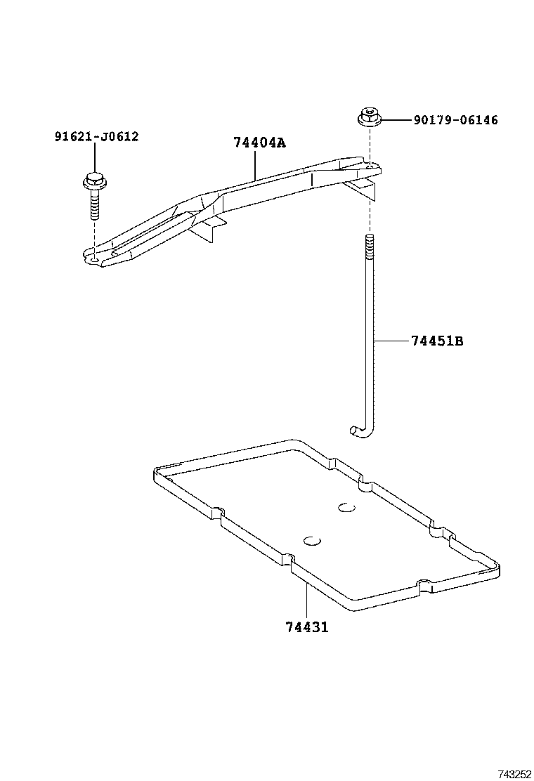 74481-06130 CLAMP, BATTERY product image