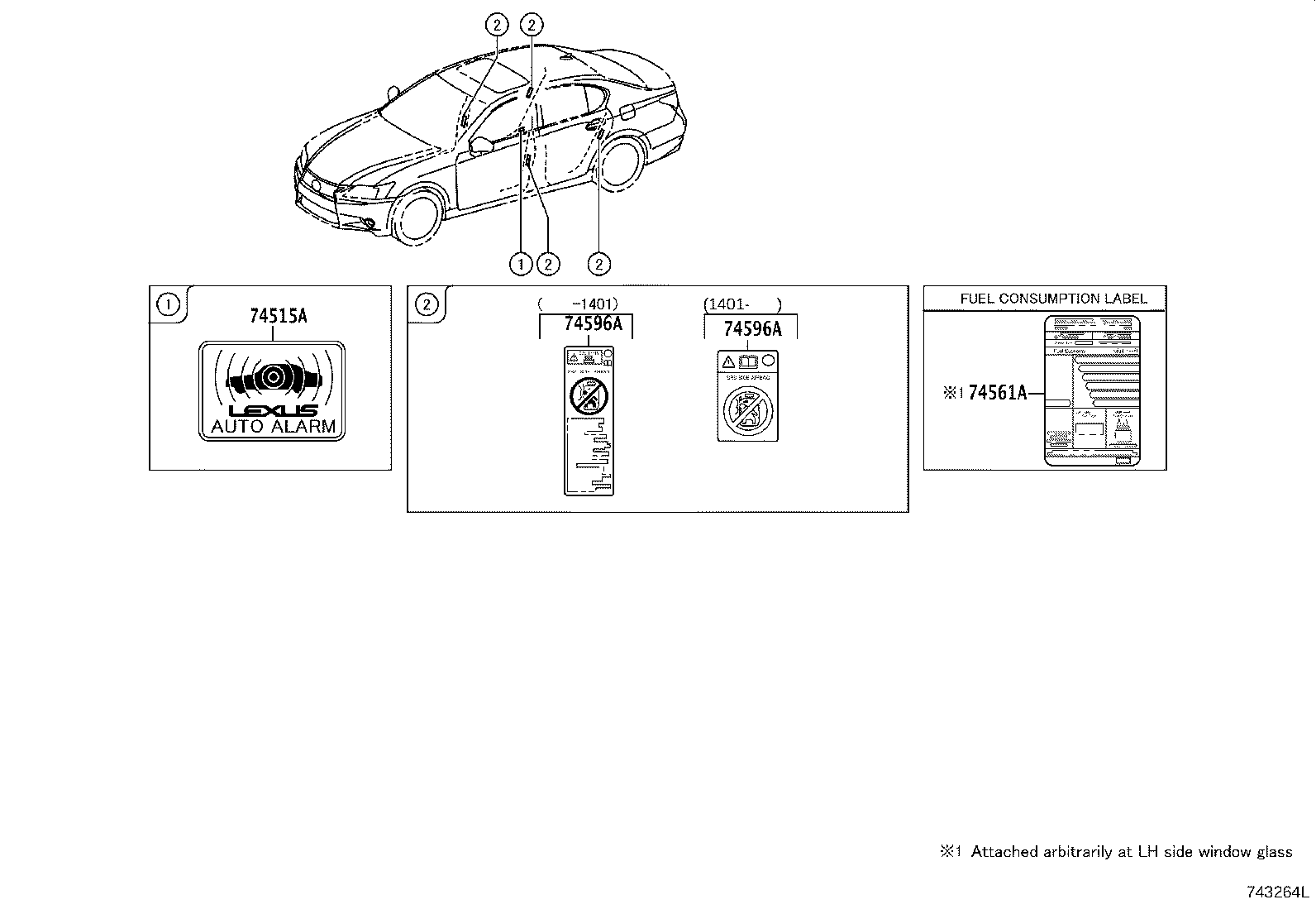 11285-31030 LABEL, COOLANT SYSTEM NOTICE product image