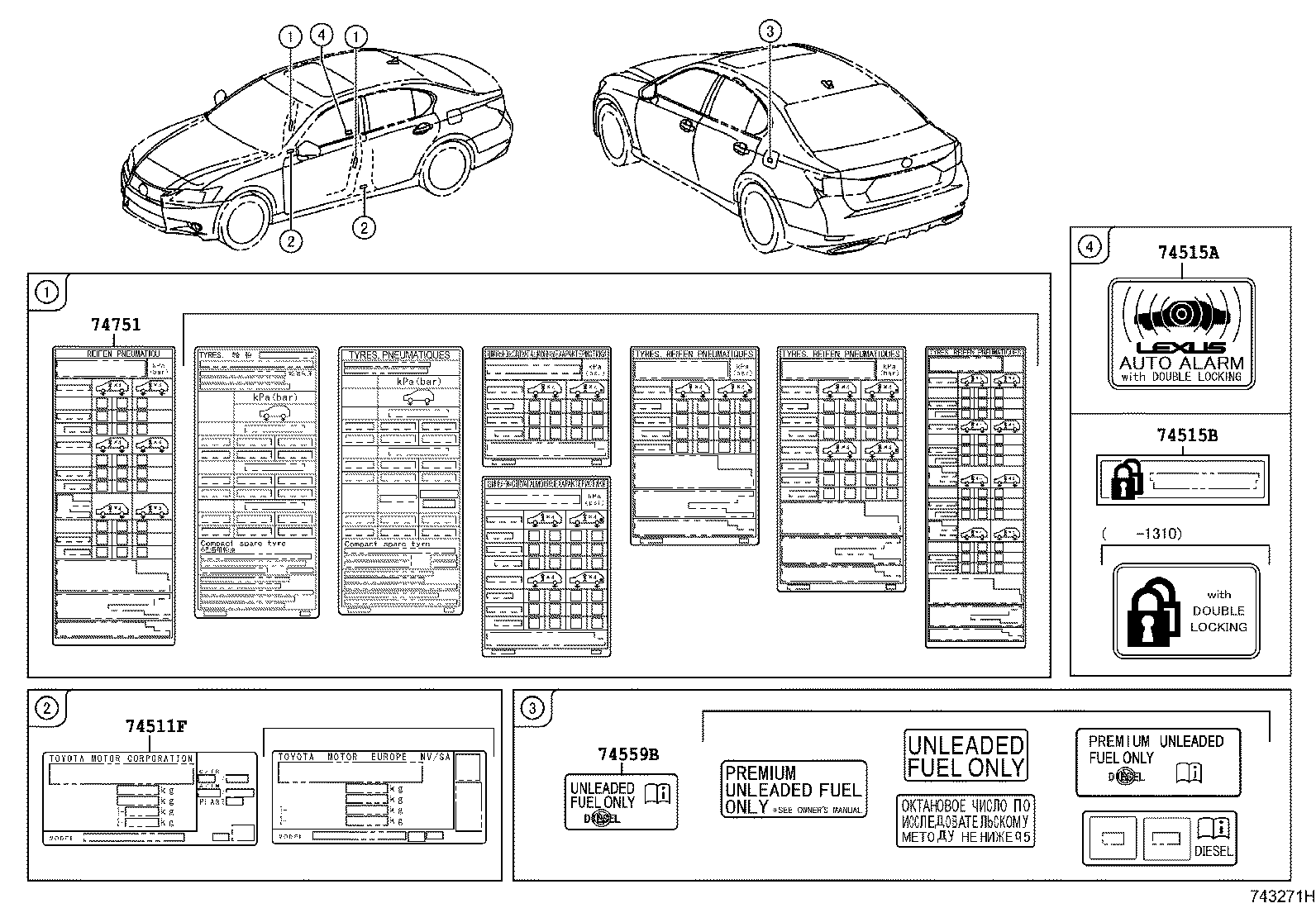 11285-31040 LABEL, COOLANT SYSTEM NOTICE product image