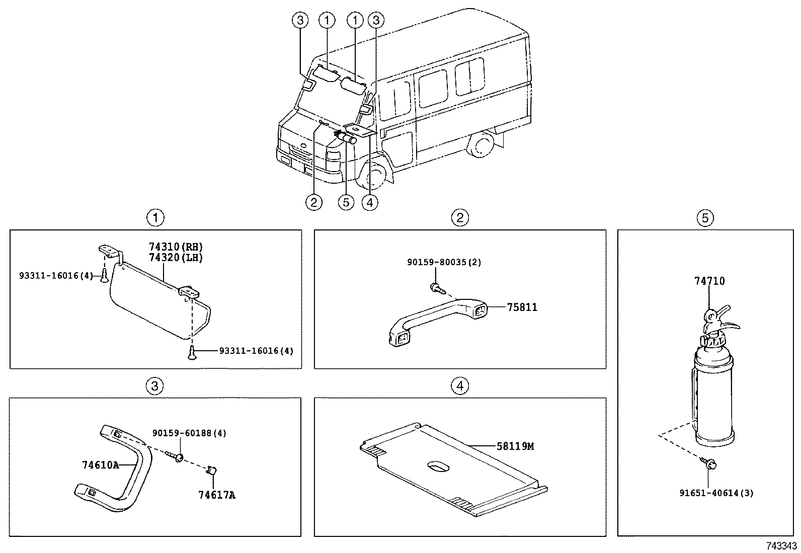 74710-37013 EXTINGUISHER ASSY product image