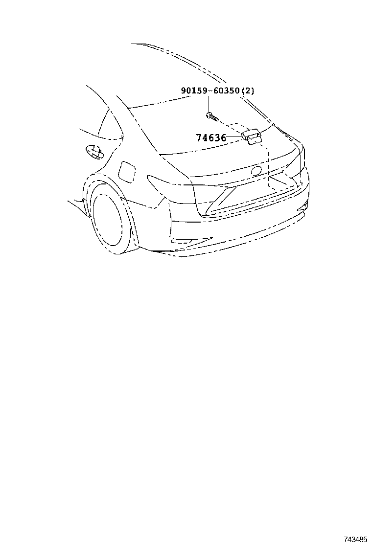 74240-33140 PANEL, FRONT ARMREST BASE, UPPER LH product image