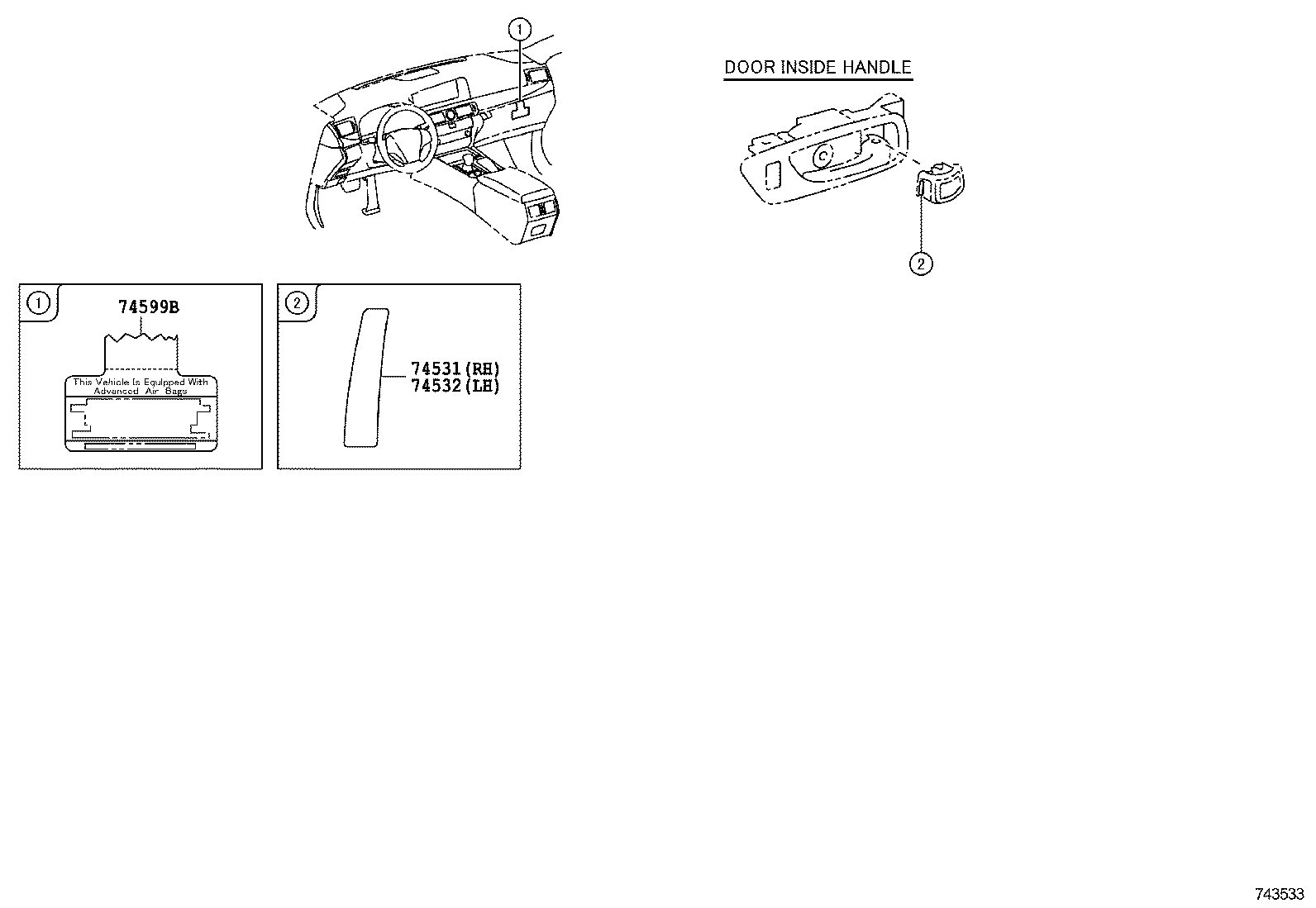 11298-38540 LABEL, EMISSION CONTROL INFORMATION product image