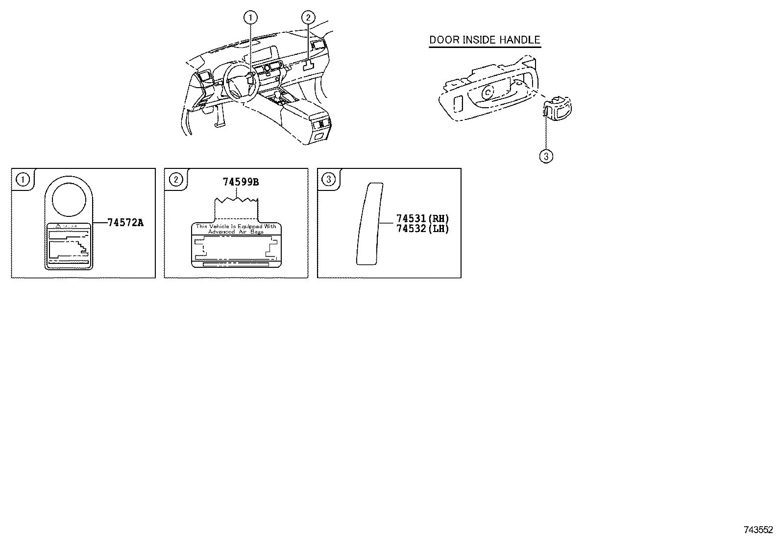 11298-38641 LABEL, EMISSION CONTROL INFORMATION product image